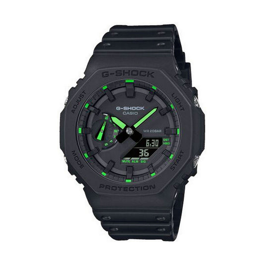 Casio G-Shock Men's Watch Casio G-Shock Oak - Neon Green Index (Ø 45 Mm)