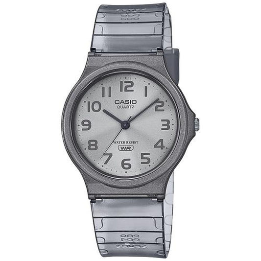Casio Unisex Watch Casio Pop Translucid Grey Silver (Ø 35 Mm)