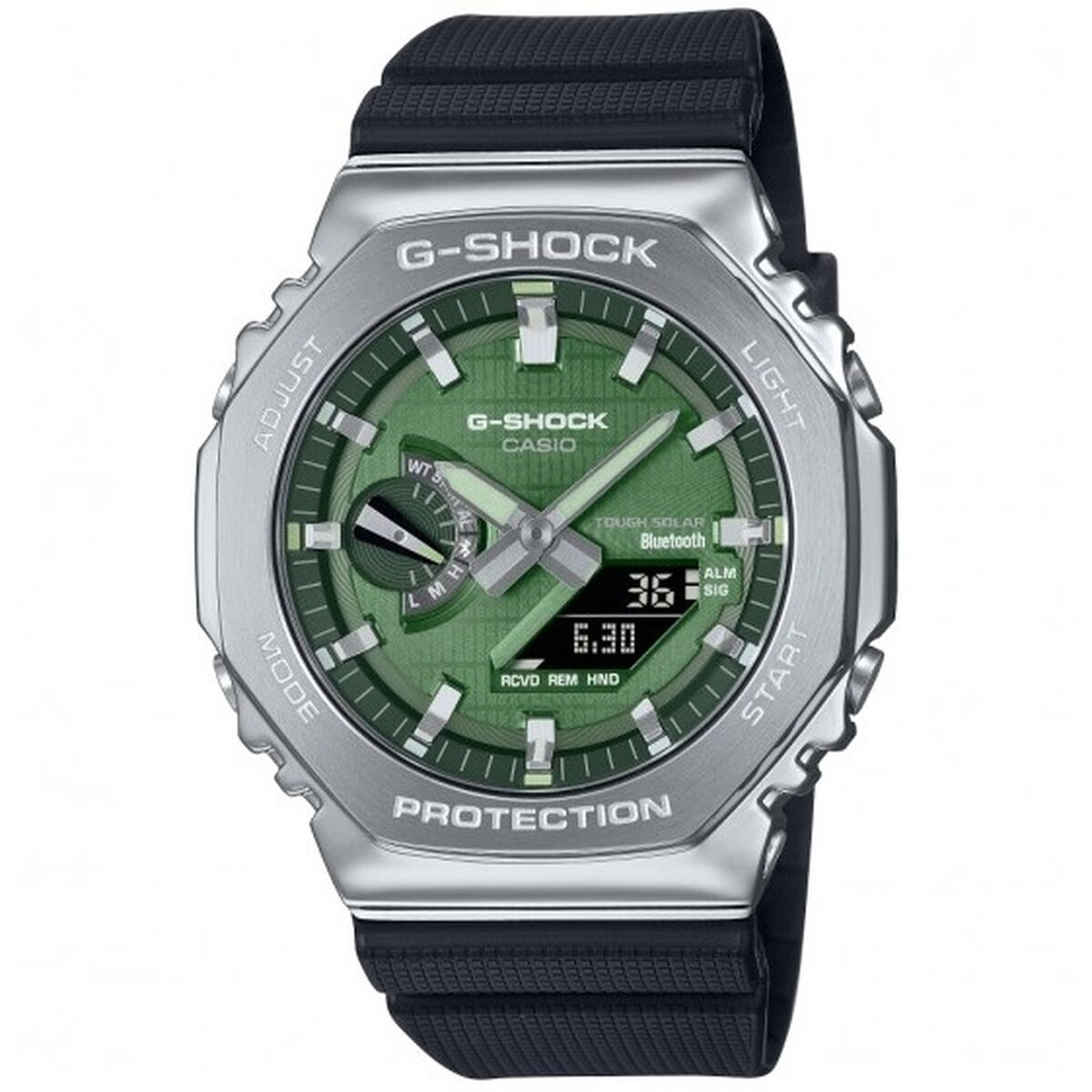 Casio G-Shock Men's Watch Casio G-Shock Gbm-2100A-1A3Er Black Green (Ø 44,5 Mm)