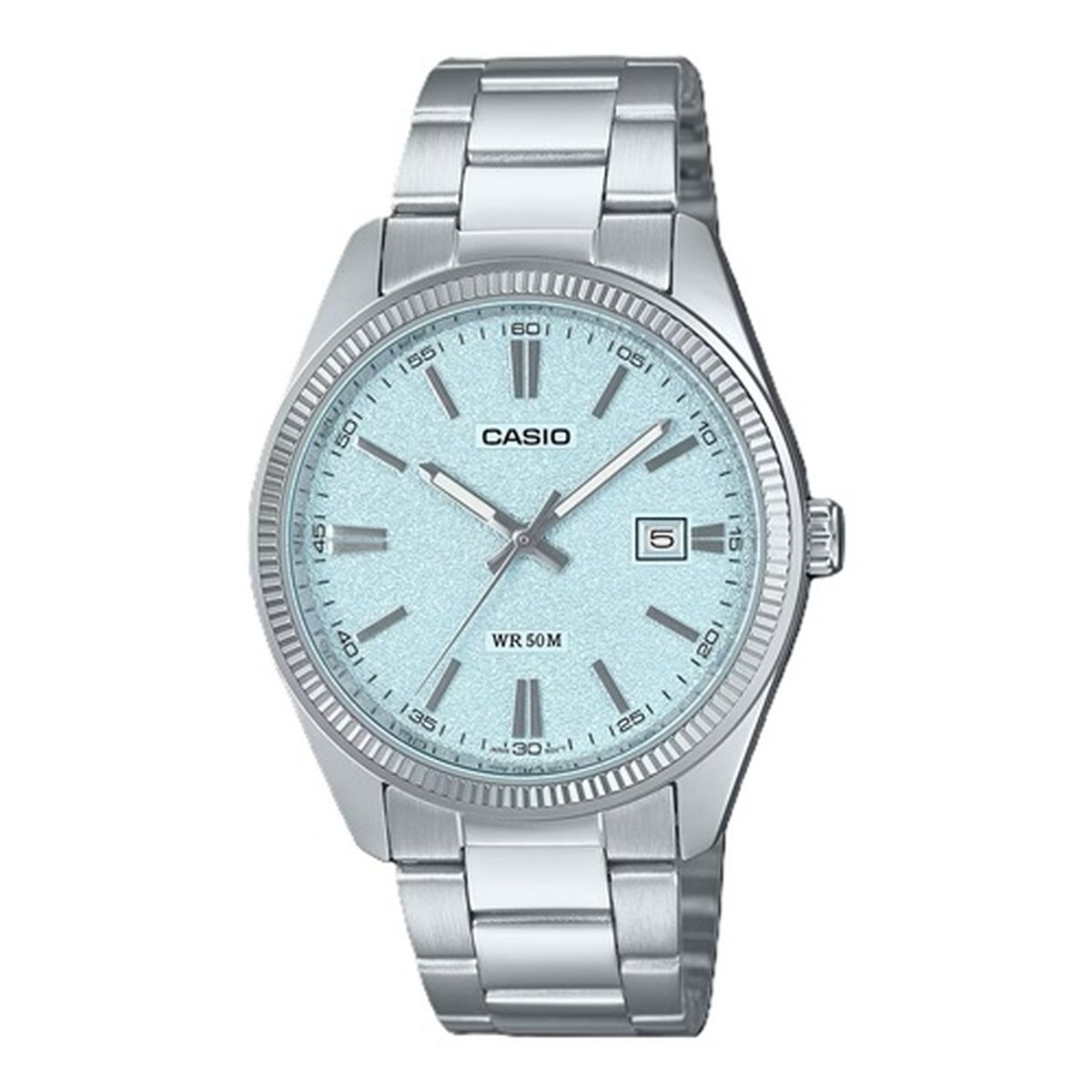 Casio Men's Watch Casio Date - Light Blue, Matte Dial (Ø 38,5 Mm)