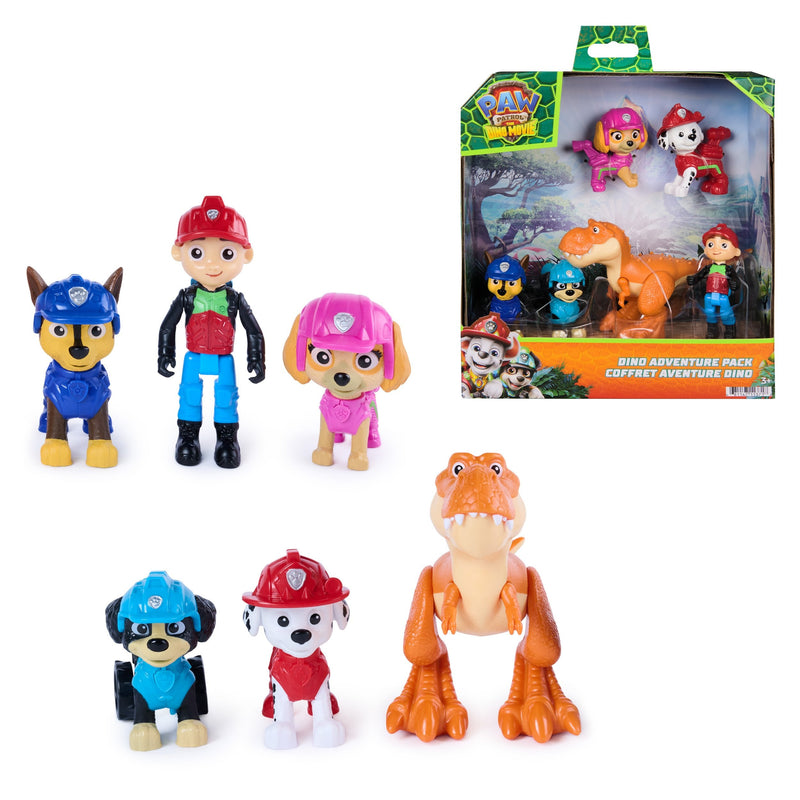 Spinmaster Paw Patrol: Der Dino Film - Dino Abenteuer Figuren-geschenkset, 6ER-PACK 6075943