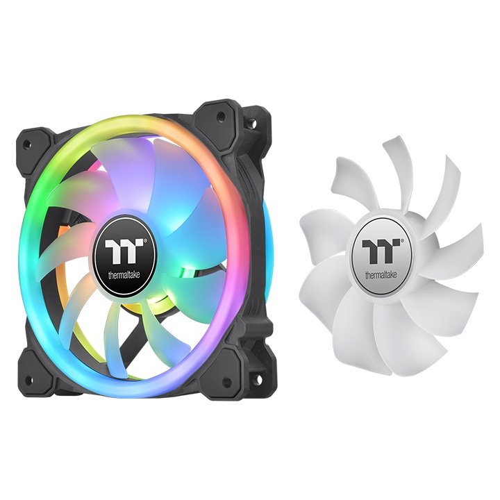 Thermaltake Fan Swafan 14 RGB 140X140X25, Pack 3 + Controlador CL-F138-PL14SW-A
