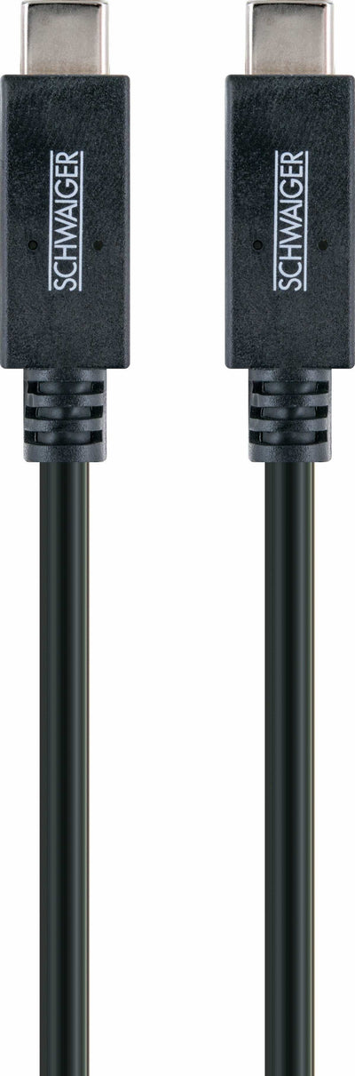 Schwaiger USB Cable 3.1 Type-c 1M, Black — image 1