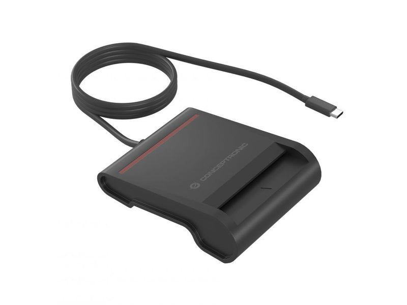 Conceptronic Reader Smart Id Card Reader USB-C SCR01BC Black