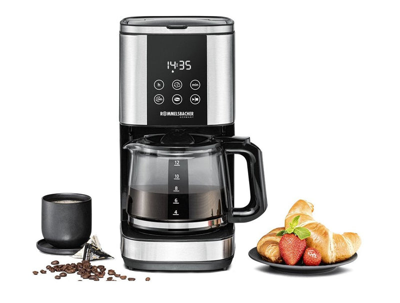 Rommelsbacher Coffee Machine Filter Fkm 1000 Steel Thin/Black
