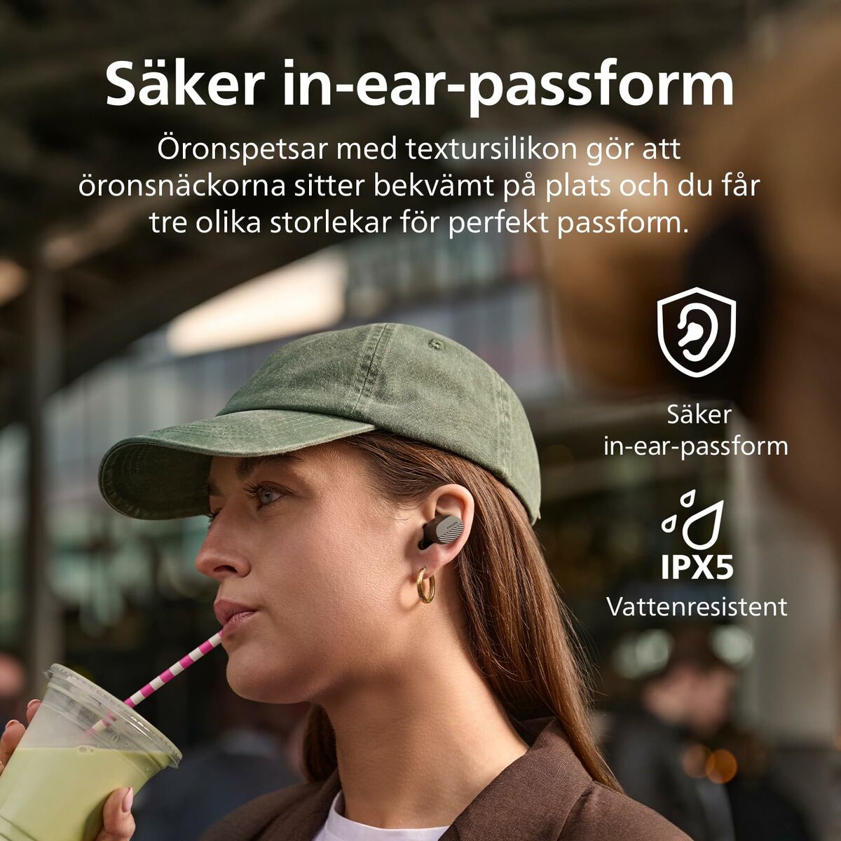 Philips Headphones Philips Tat5000Bk/00 Black