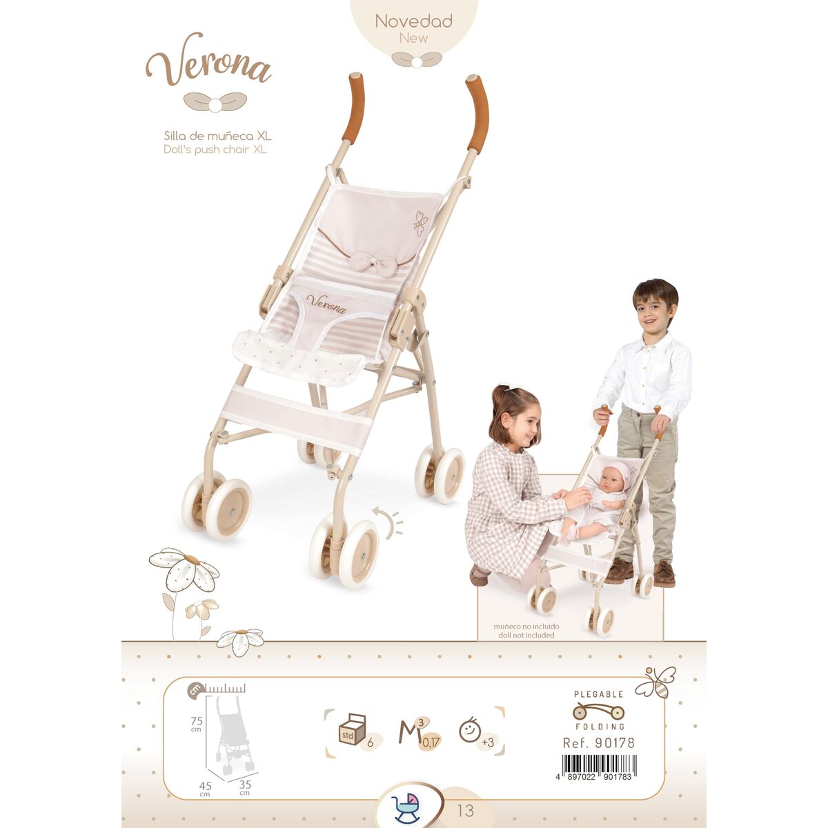 Doll Stroller Decuevas Verona (Refurbished D)