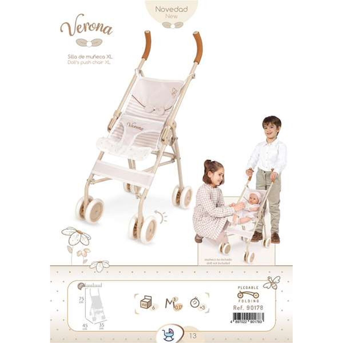 Doll Stroller Decuevas Verona (Refurbished D)