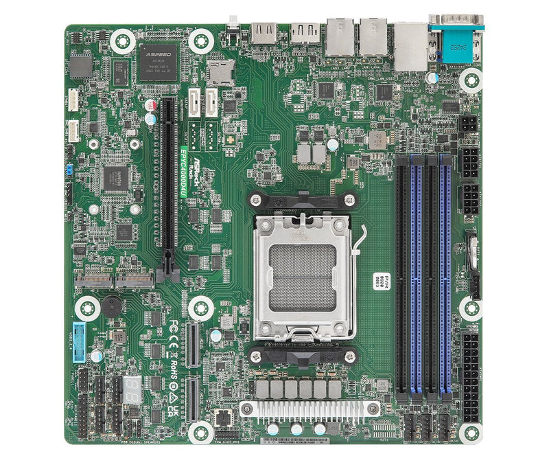 Asrock Motherboard EPYC4000D4U KNOLL3 X300 Zócalo AM5 microATX