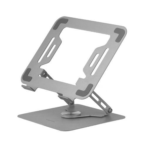 Mars Gaming Stand Desktop Laptop/Tablet Rotating White Up To 17''/ Adjustable Height Inclinación And Rotación/