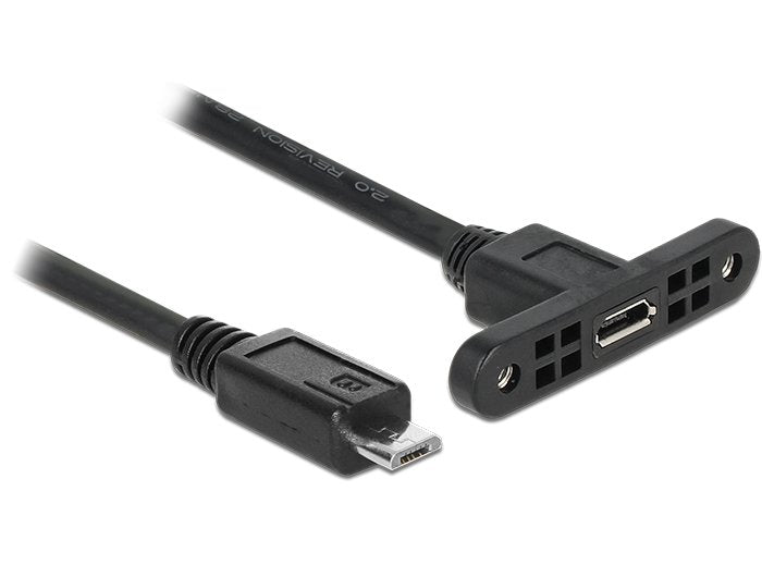 Delock USB Cable 2.0 Micro-b Female Am Einbau USB 2.0 Mic