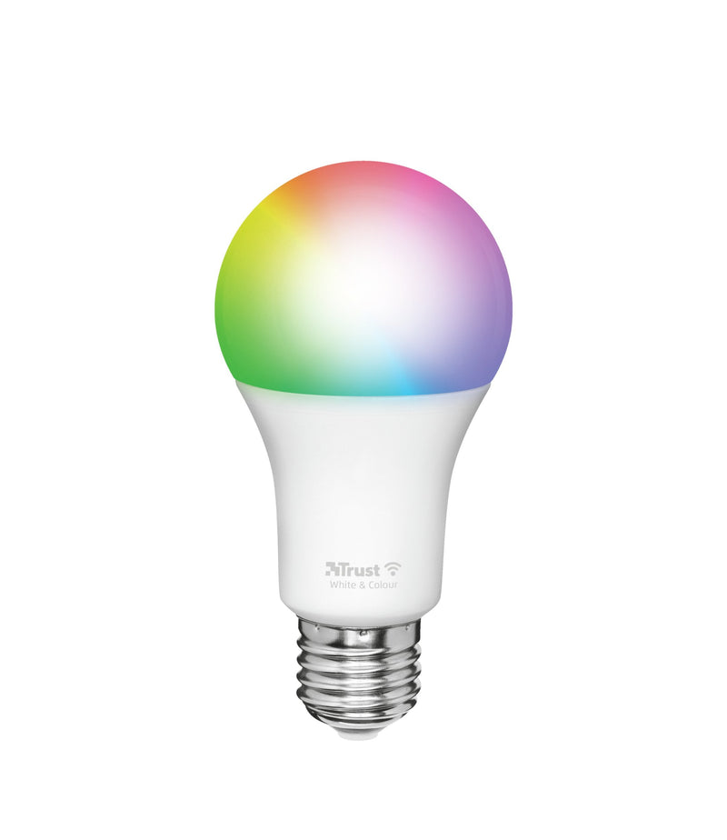 Trust E27 LED Rgbcw Wi-Fi Smarte Wi-Fi Led-lampe, White And Farbig, Fassung E27, Ihrem Smartphone/Tablet a Ste