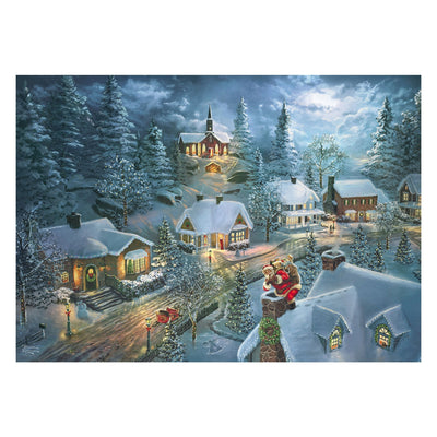 Schmidt Spiele Thomas Kinkade Studios: Noche Paz Papá Noel, Puzzle 1000 Pieces 57529 — image 1