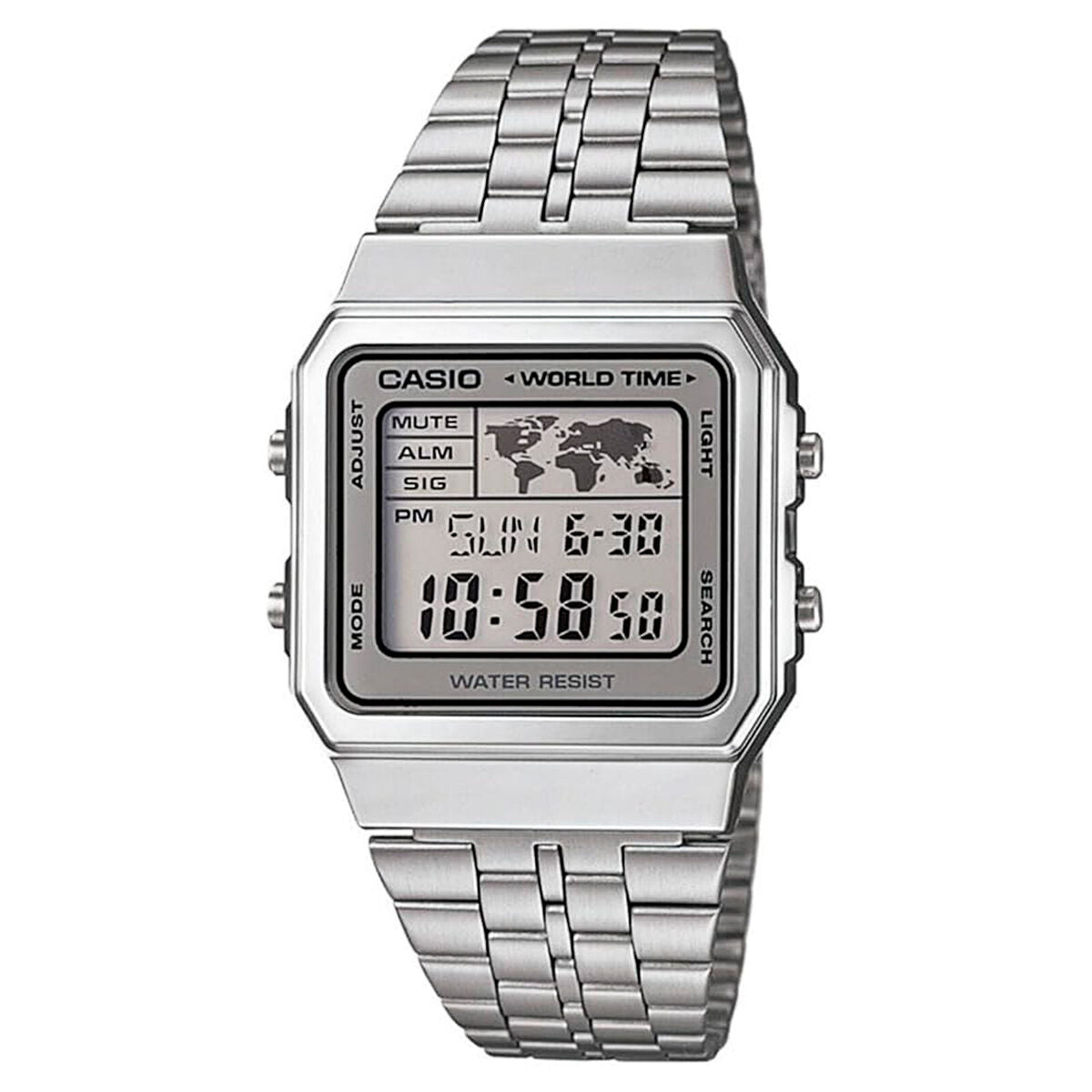 Casio Unisex Watch Casio A500Wa-7D Silver (Ø 39 Mm)