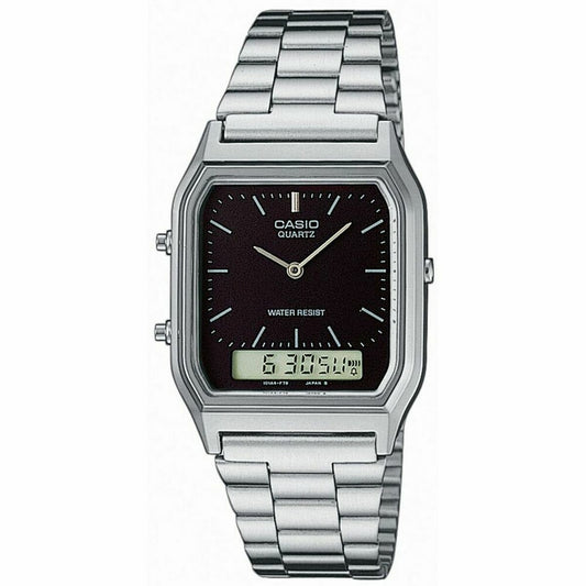 Casio Unisex Watch Casio Aq-230A-1Dmqyes Black Silver