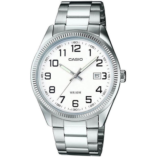 Casio Men's Watch Casio Date - White (Ø 38,5 Mm)