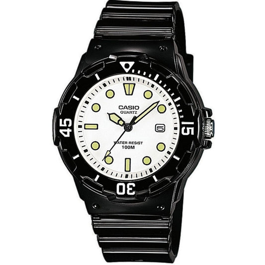 Casio Men's Watch Casio Diver 100M White Black (Ø 44,5 Mm)