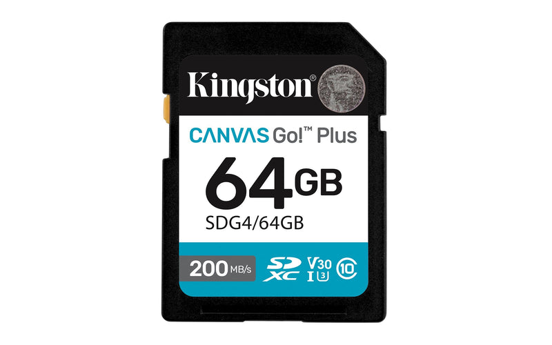 Kingston Card Canvas Go Plus SD 64GB