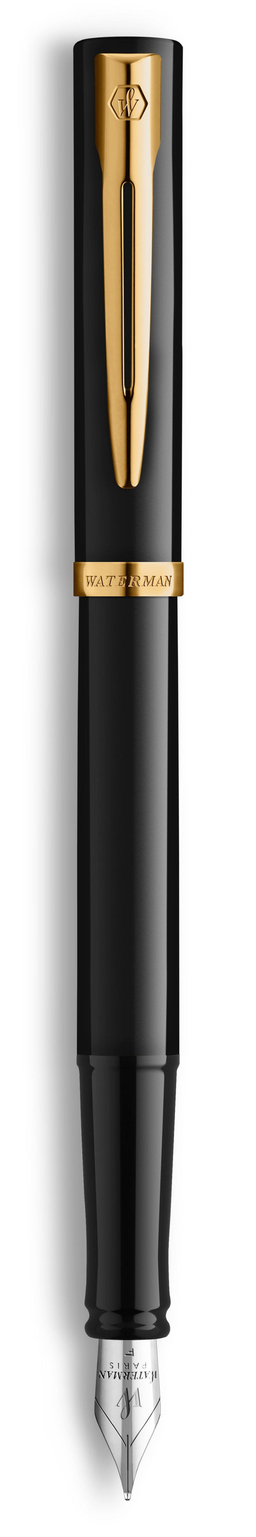 Waterman Pluma Estilográfica Impression Black Lack Gt F Blue Box Of Regalo — image 1