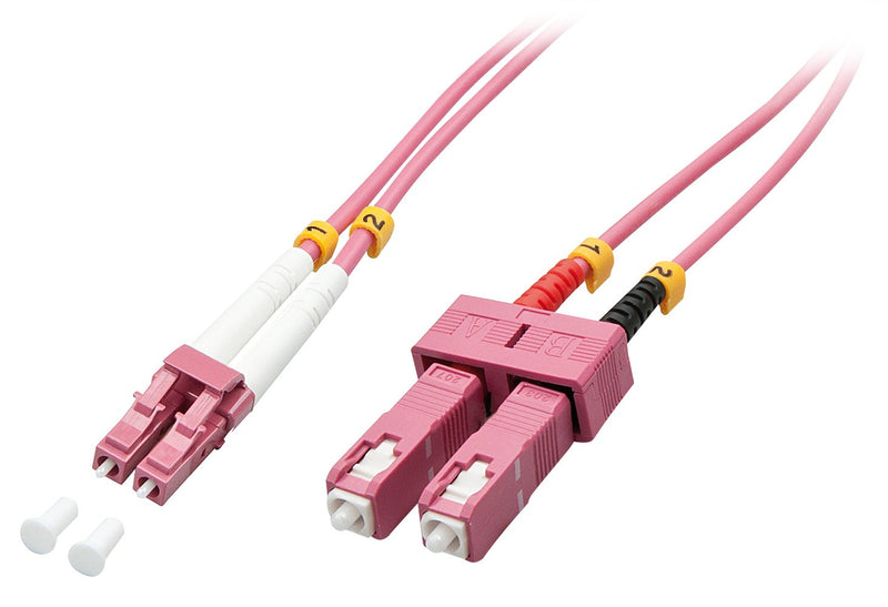 Lindy Cable Dúplex Fibre Optic Lc/Sc OM4 5M 50/125ÆM Multimode