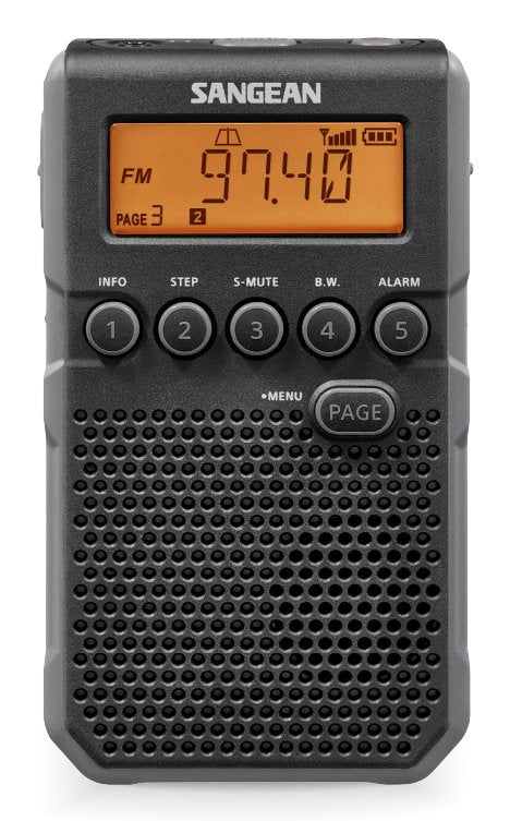 Sangean DT-800 Black Radio Digital Bolsillo Am Fm With Rds Screen LCD Battery Rechargeable — image 1