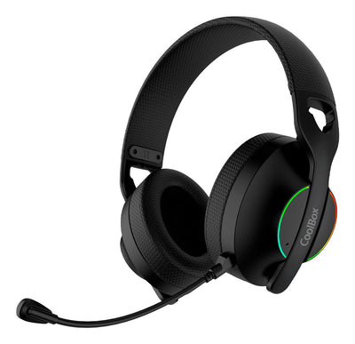 Coolbox Headphones With Microphone WB01 Inalambricos Gaming Bluetooth Black — image 1
