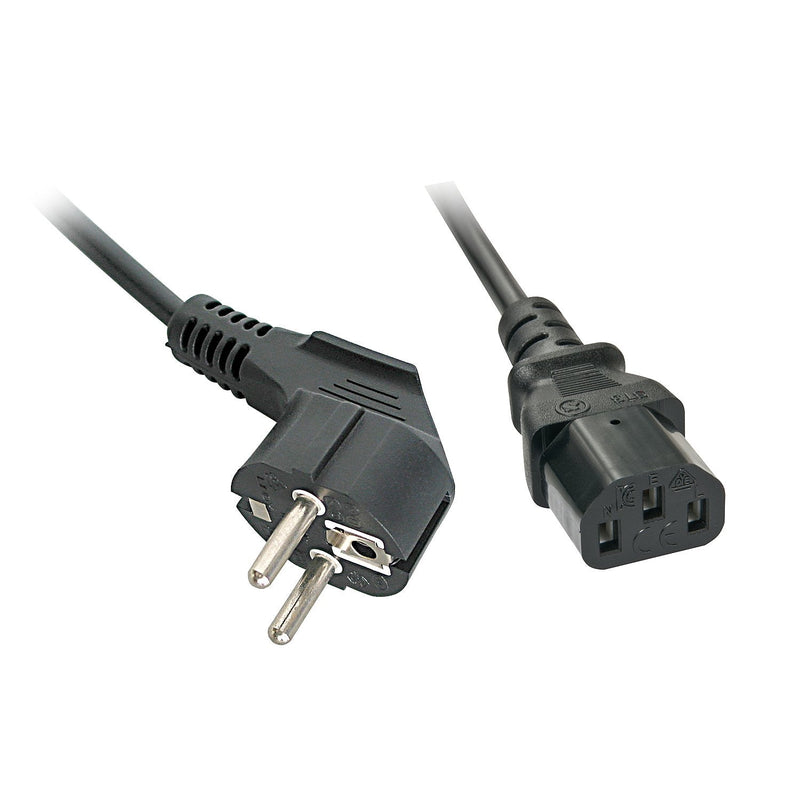 Lindy 30337 Cable Power Black 5M CEE7/7 C13 Acoplador