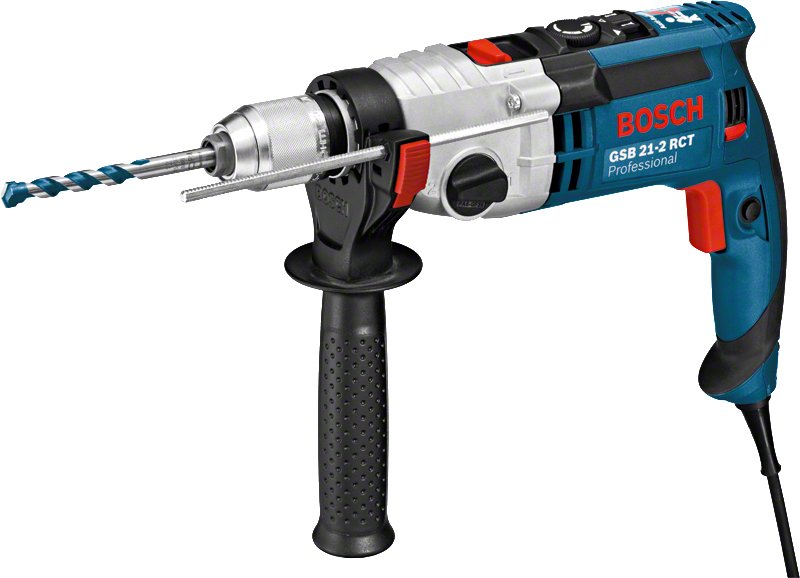 Bosch Drill Impacto Gsb 21-2 Rct Professional Blue/Black 1.300 Watts Case 060119C700