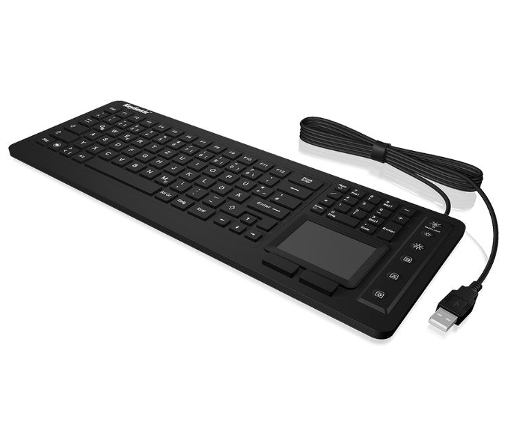 Keysonic Keyboard German KSK-6231INEL USB Qwertz Black