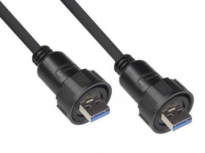 Good Connections Industrial Connector Male S4 -usb 3.0A-A 1M Cable — image 1