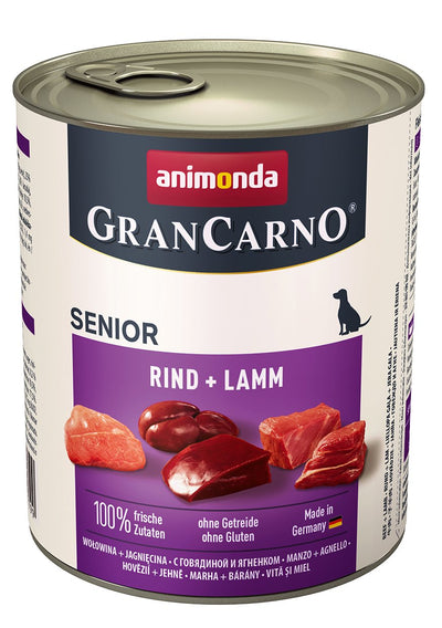 Animonda Grancarno Senior Sabor: Ternera And Cordero - Lata 800G — image 1