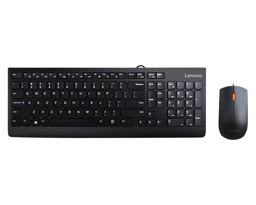 Lenovo 300 Keyboard Mouse Included Universal USB QWERTY English Ee. Uu. Black