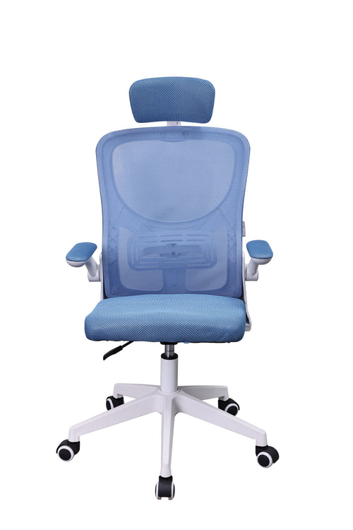 Mars Gaming Chair Mgc-ergo Plus Blue Reposabrazos Plegables /Pistón Clase 3/ Stand Lumbar Dinámico Adaptable/  — image 1