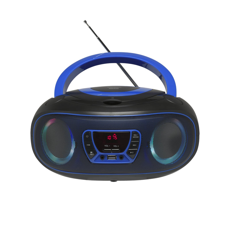 Denver Radio TCL-212 Blue/ Reproductor Cd/ USB/ Bluetooth