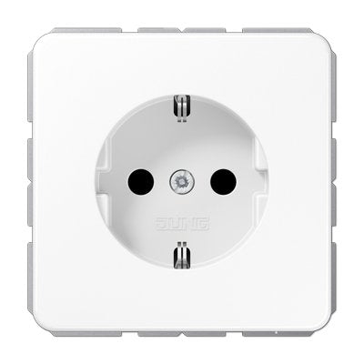 Jung CD1520BFKIWW Schuko Steckdose Bruchsicher Alpinweiss