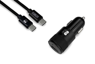 Dual Car Charger PD20W + QC3.0 + C To C Lightning B — image 1
