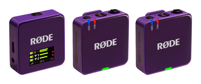 Rode Micrófonos Inalámbrico Go (gen 3), Micrófono Violet WIGOGEN3PUR