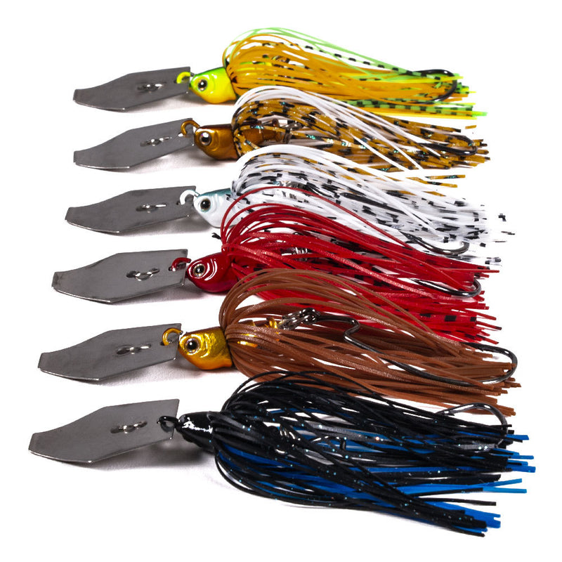 Luya Bait Whisker Guy Jig Metal Composite Glitter Lead Head Hook