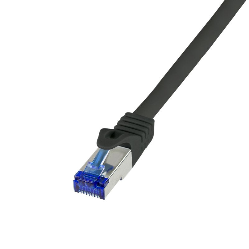 Logilink Network Cable Ultraflex, CAT.6A, S FTP, Negro 2M
