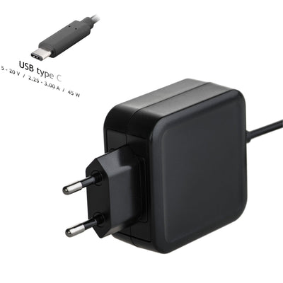 Akyga Charger Laptop AK-ND-60 45W USB Type-c USB-C Quick Charge Qc — image 1