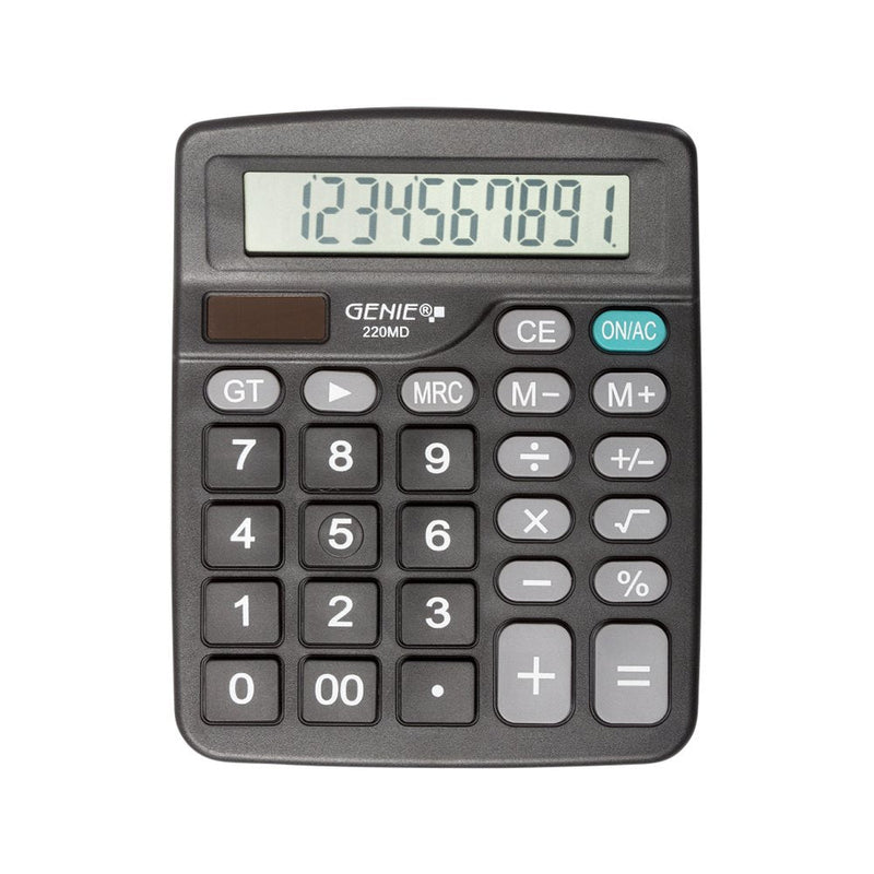 Genie 220 Md Calculator Desk Calculator Básica Black