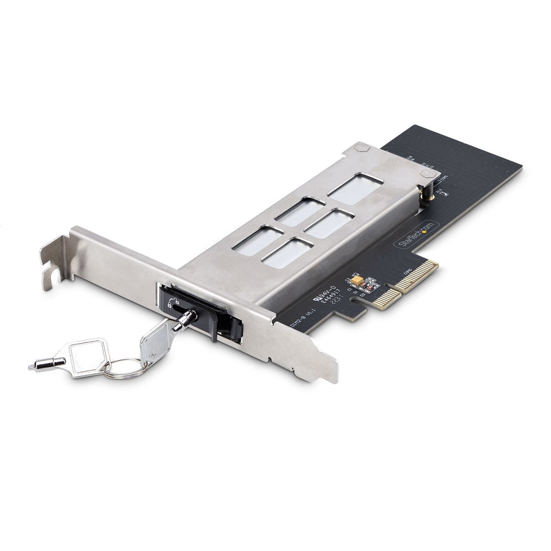 StarTech Card PCIE X4 a SSD NVMe M.2 - Rack Mobile Phone Backplane With Tray Removible Hot Swap Intercambiable