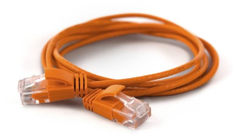 Wantecwire UTP, Cable Extra Thin CAT.6A, D 2,8MM, Orange Length 3,00M
