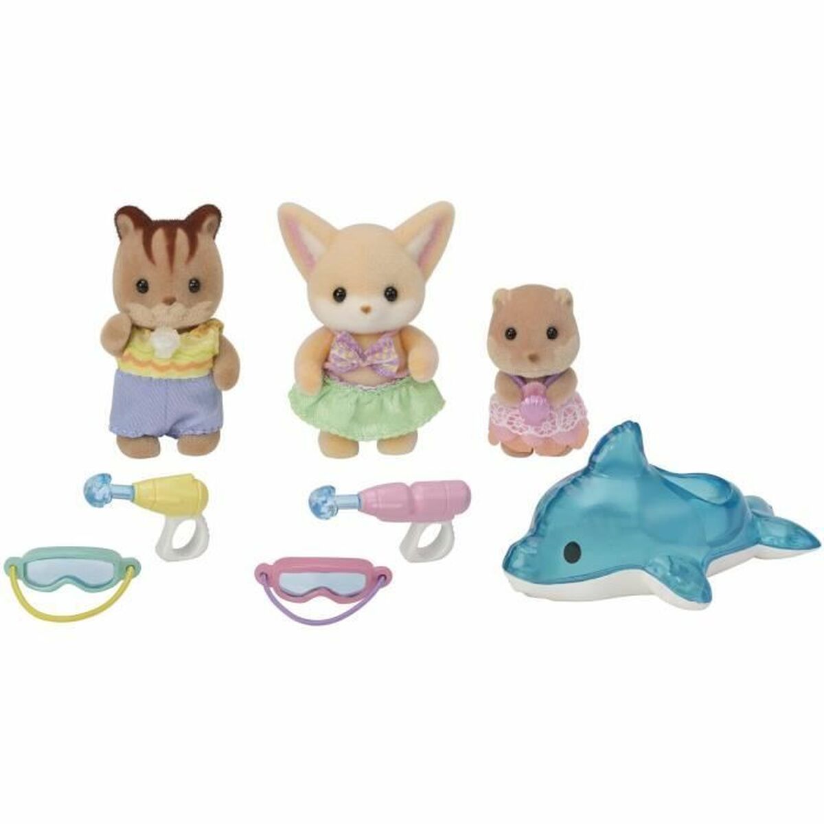 Sylvanian Families Dolls House Accessories Sylvanian Families 5749 Nursery Friends Pool Fun Trio
