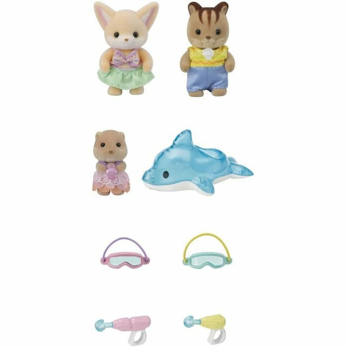Sylvanian Families Dolls House Accessories Sylvanian Families 5749 Nursery Friends Pool Fun Trio