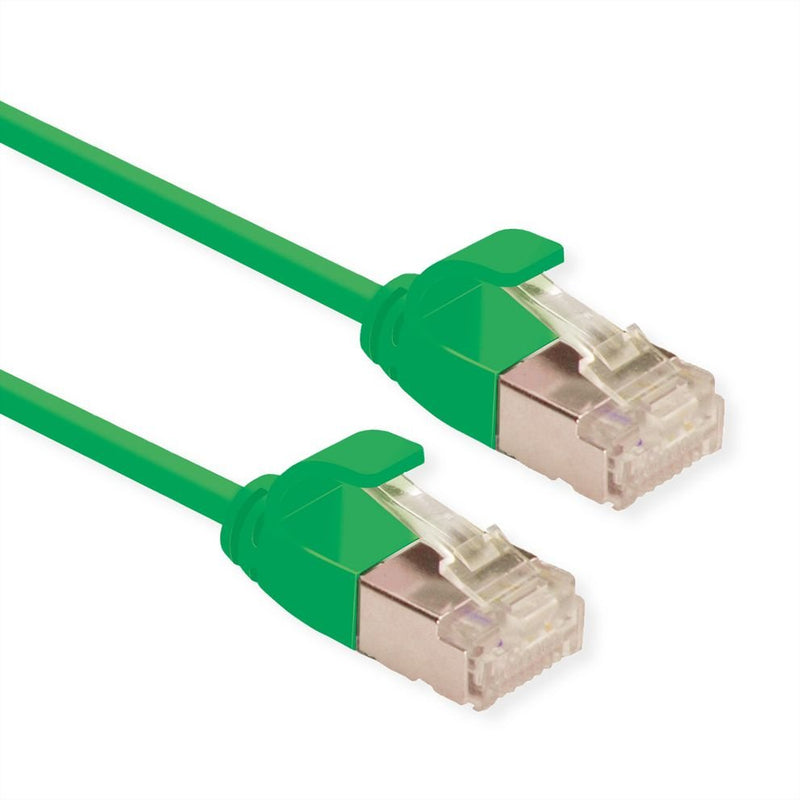 Roline Verde U FTP Network Cable CAT.6A (class Ea), Lsoh, Slim, Grn, 1M