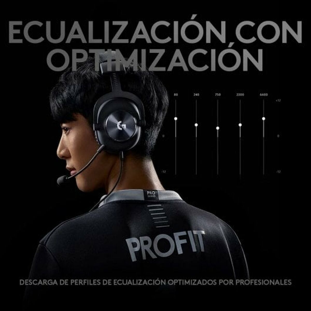 Logitech Headphones With Microphone Logitech Pro X Gaming Headset Black
