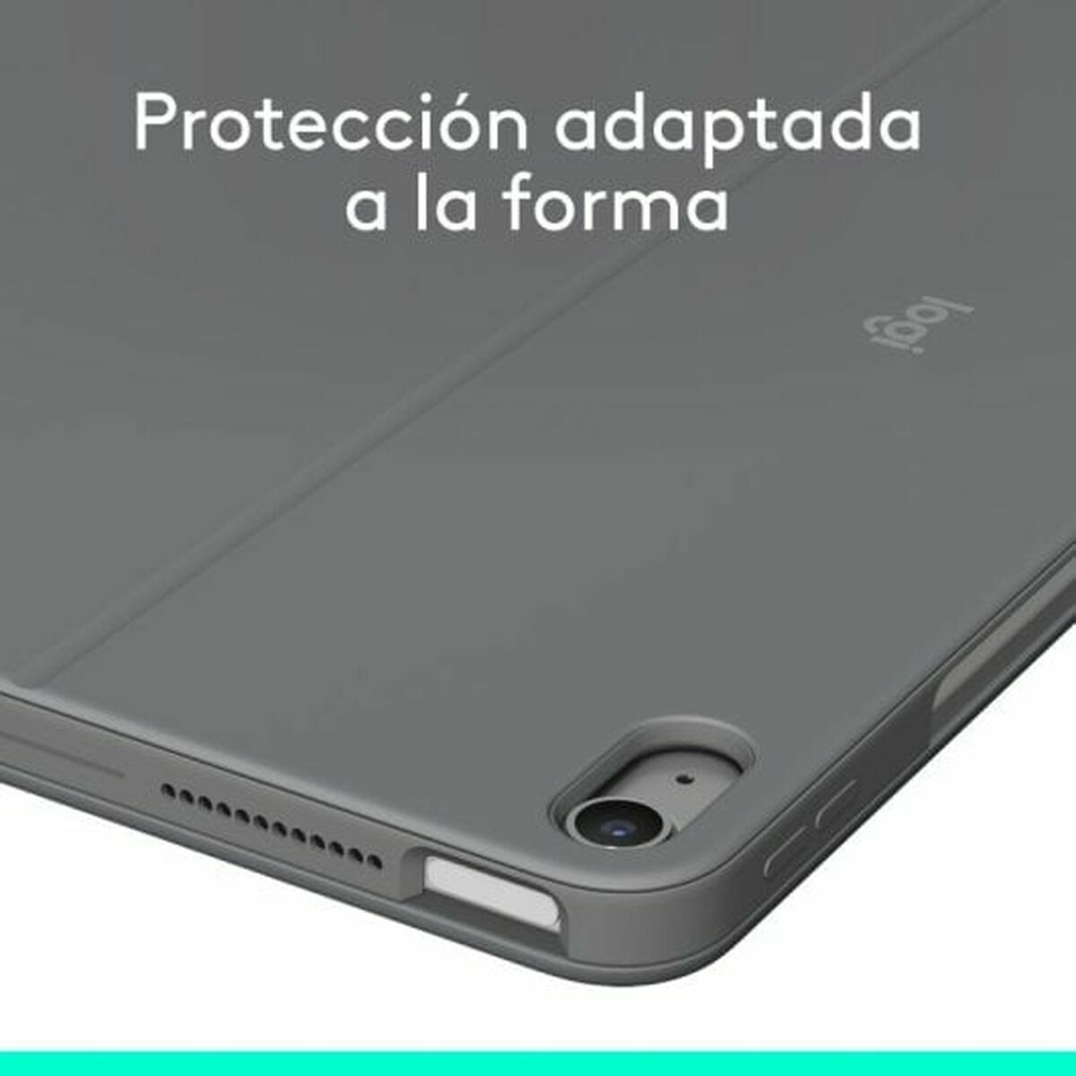 Logitech Tablet Cover Logitech 920-012614 Grey Spanish Qwerty