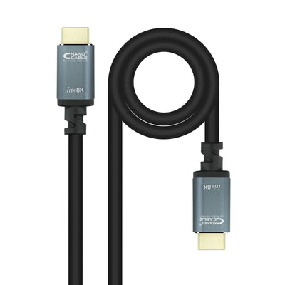 Nanocable HDMI Cable 2.1 Iris 8K a/m-a/M - 5M - Black — image 1