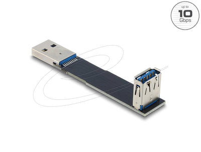 Delock USB 10Gbps Adapter USB Type a Connector Female a Male Angulado 90° — image 1
